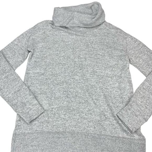 NWT GAP Softspun Cowl-Neck Top Sz Small Gray - Picture 8 of 8